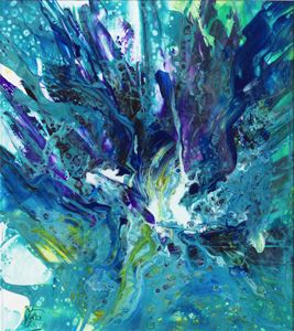 Eclats d'écume on paper 14