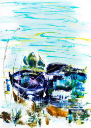 Nymphéas sur papier 02