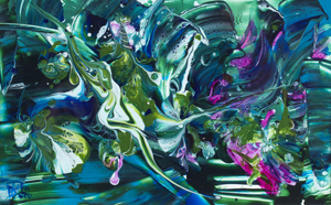 Eclats d'écume sur papier 15